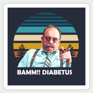 Bamm! Diabetus Sunset Sticker